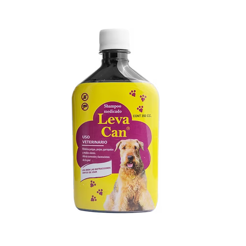 SHAMPOO MEDICADO LEVACAN CON CIPERMETRINA