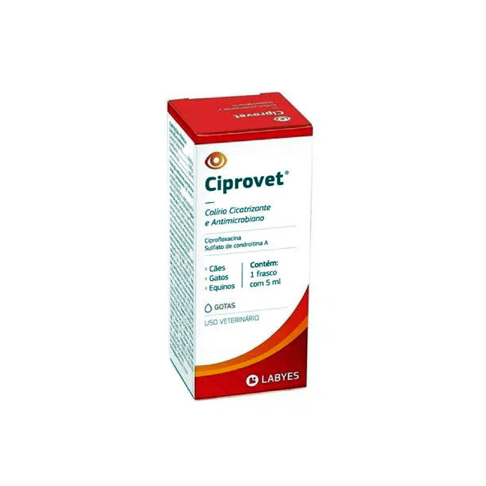 CIPROVET COLIRIO CICATRIZANET Y ANTIBACTERIANO PERROS GATOS CABALLOS