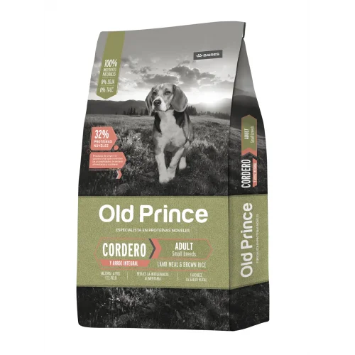 OLD PRINCE PERROS ADULTOS RAZA PEQUEÑA, cordero y arroz intergral