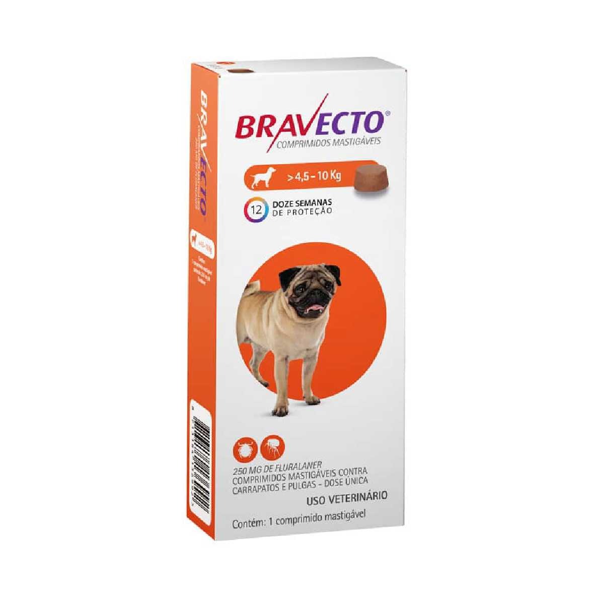 BRAVECTO, TABLETA ANTIPULGAS PARA PERROS.