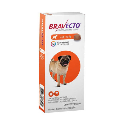 BRAVECTO, TABLETA ANTIPULGAS PARA PERROS.