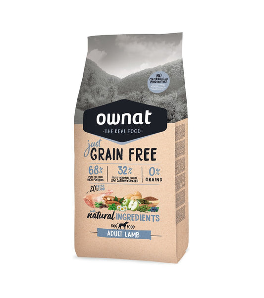 OWNAT GRAIN FREE CORDERO PERRO ADULTO
