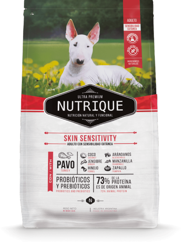 NUTRIQUE PERRO SKIN SENSITIVITY, perro con piel sensible